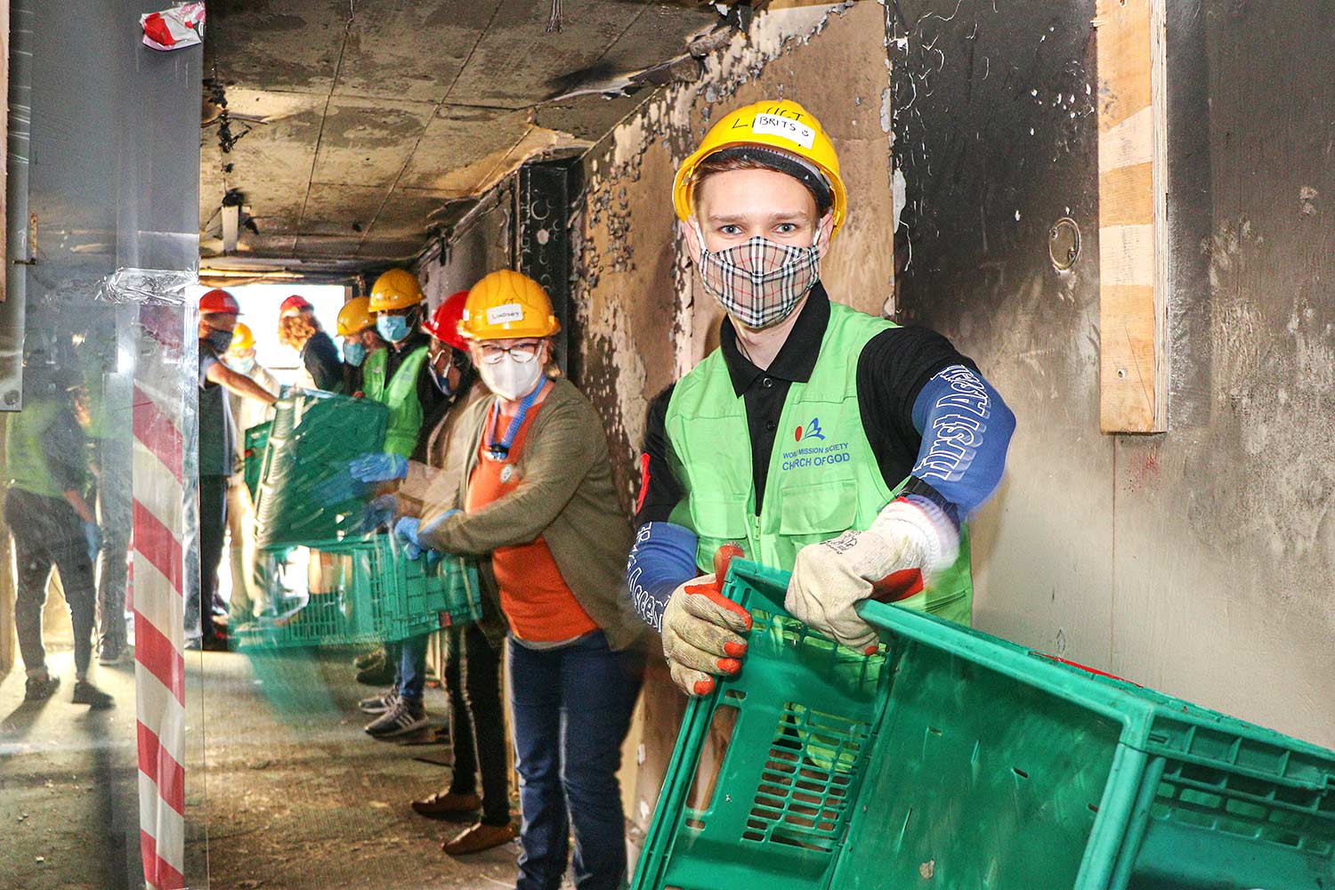 남아프리카공화국 케이프타운 산불 피해 복구