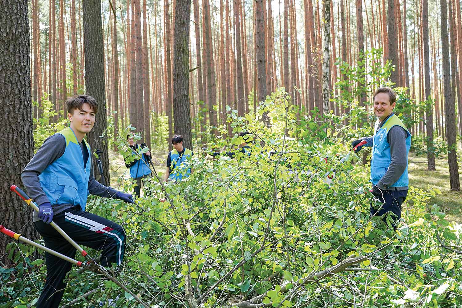 독일 브란덴부르크 바르님 비젠탈 도심숲 일대 AGC 활동