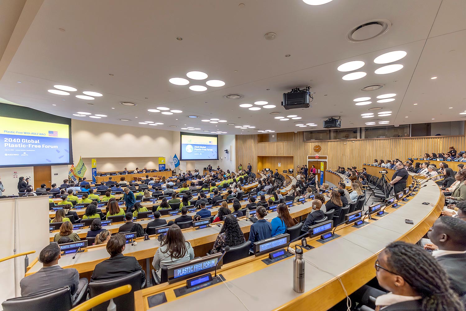 미국 유엔본부 ASEZ WAO ‘2040 글로벌 플라스틱 프리’ 포럼